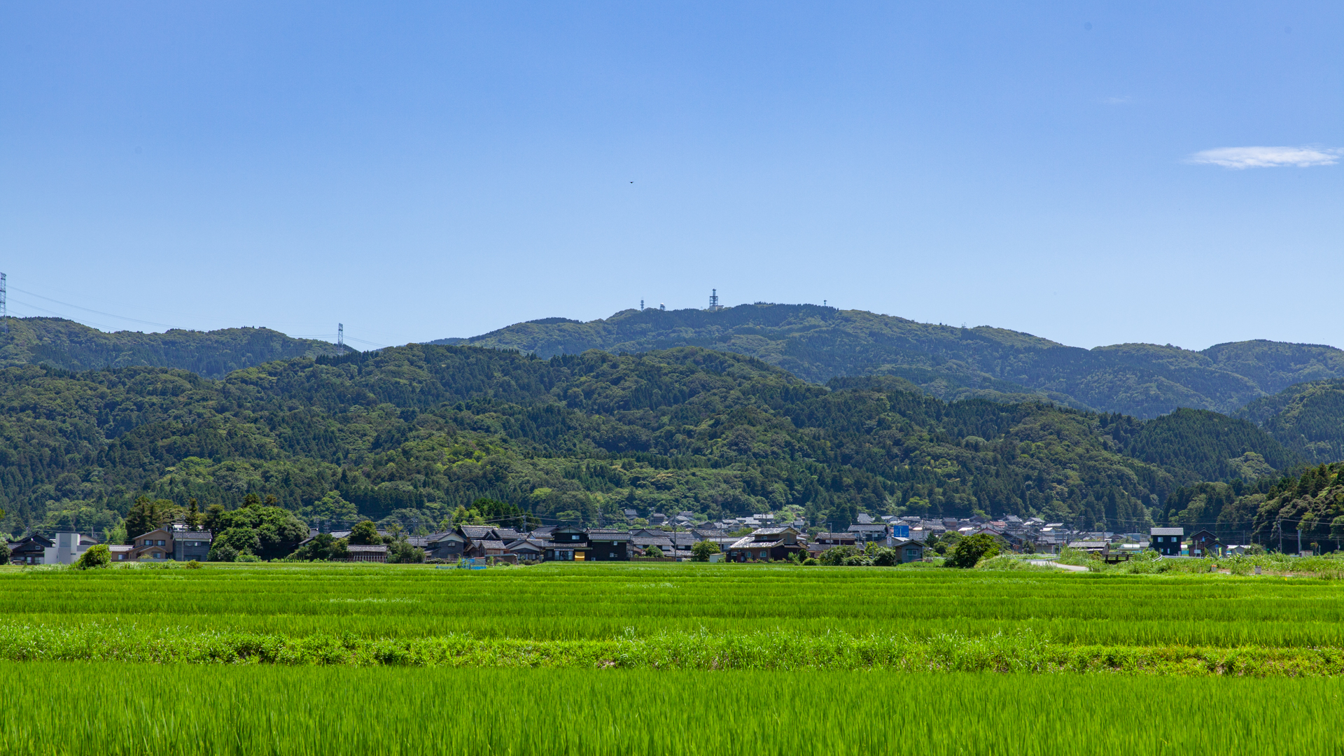 宝達山（遠景）