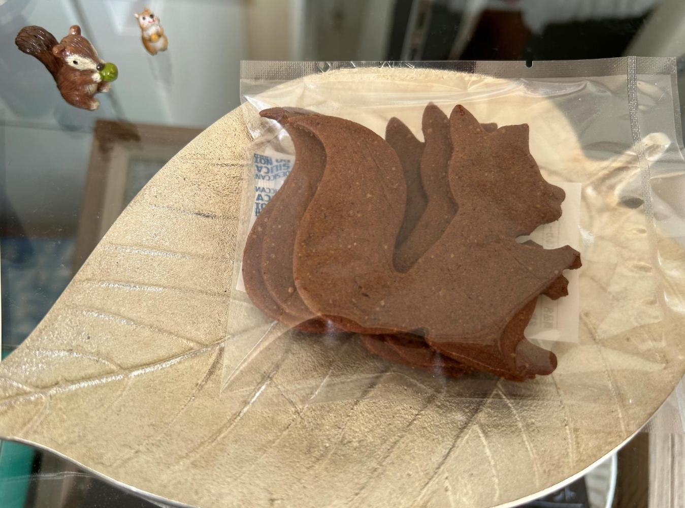 リス型クッキー写真